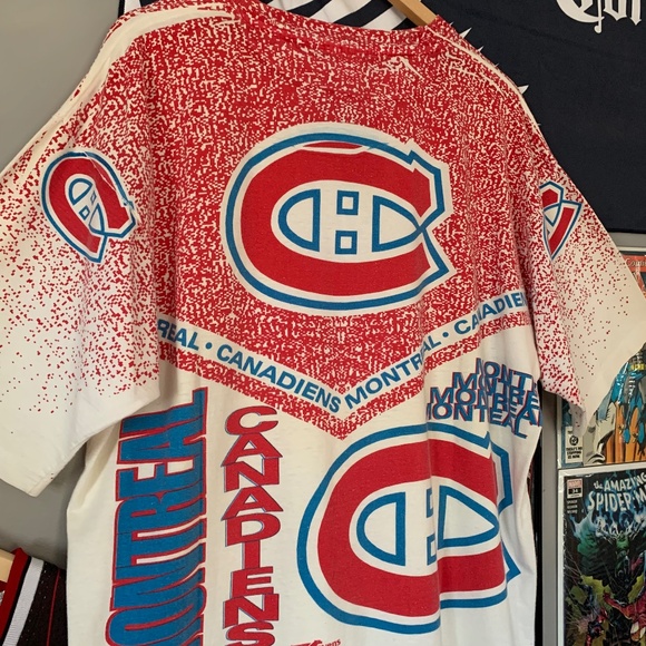 Vintage Montreal Canadians AOP T-shirt - Picture 5 of 6